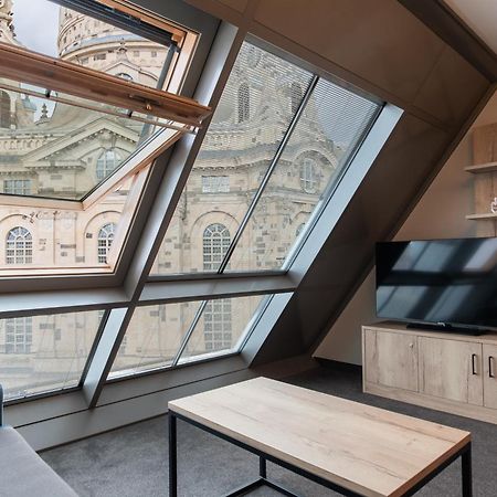 Familienapartment Mit Panoramablick Zur Frauenkirche Dresden Ngoại thất bức ảnh