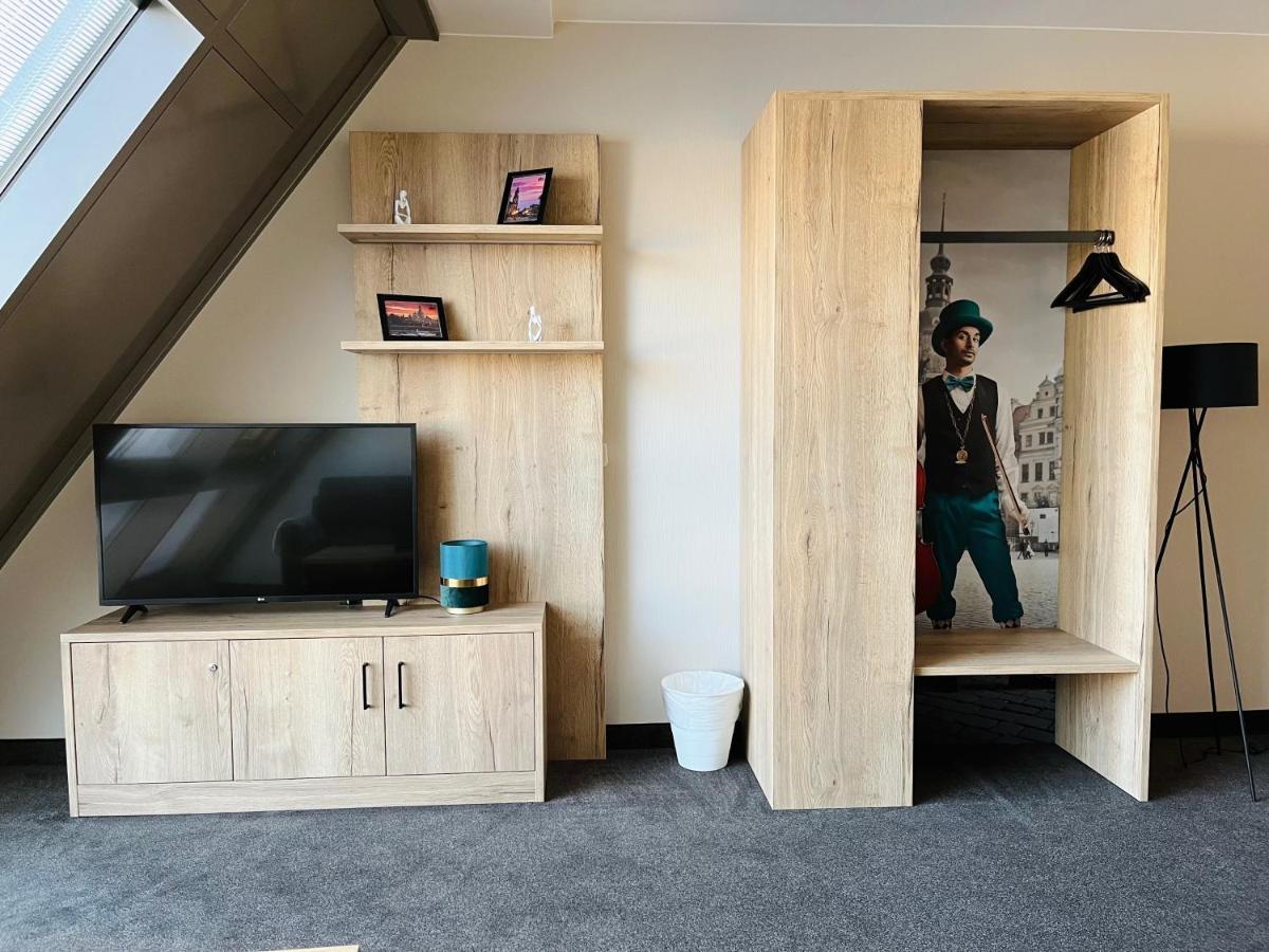 Familienapartment Mit Panoramablick Zur Frauenkirche Dresden Ngoại thất bức ảnh